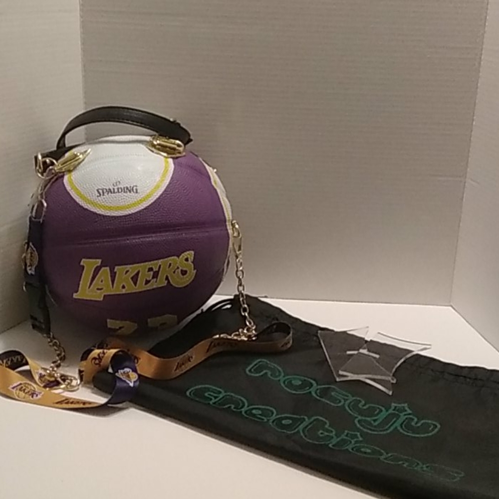LIMITED EDITION Lebron James LAKERS Basketball Purse 🏀 (LAST ONE) - Picture 9 of 16